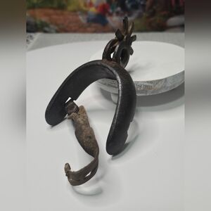 Vintage Cowboy Metal Spur with Leather Strap [ Read Details ]